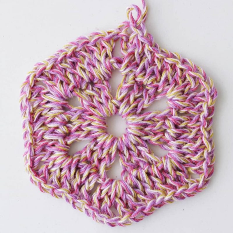 granny hexagonal ganchillo melonchillo
